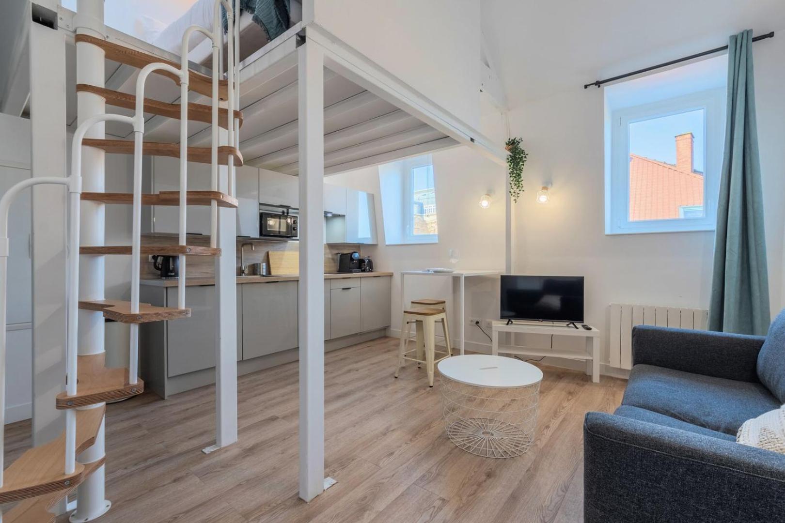 1 Bedroom Duplex Apartment, With Parking Tourcoing Zewnętrze zdjęcie